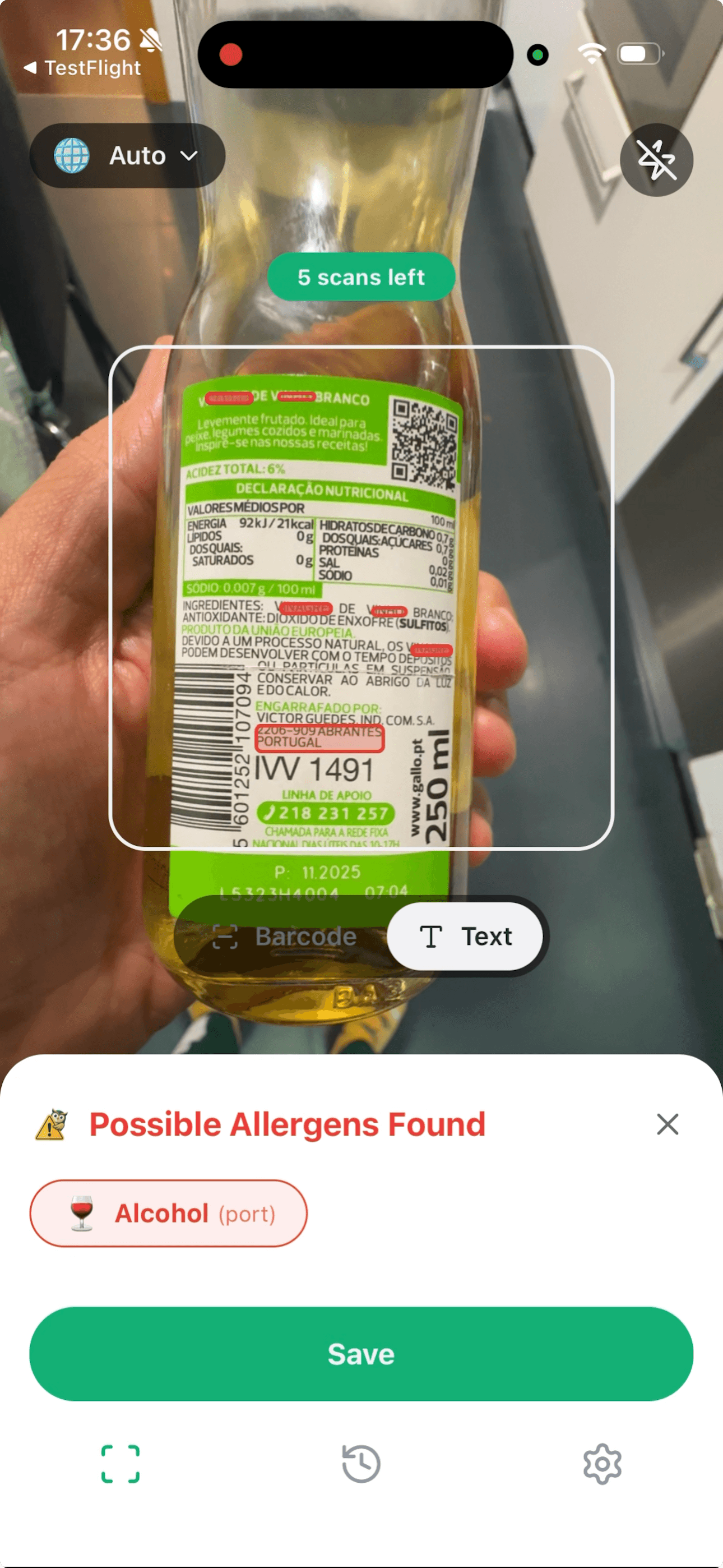 Halal Scan App Screenshot 2